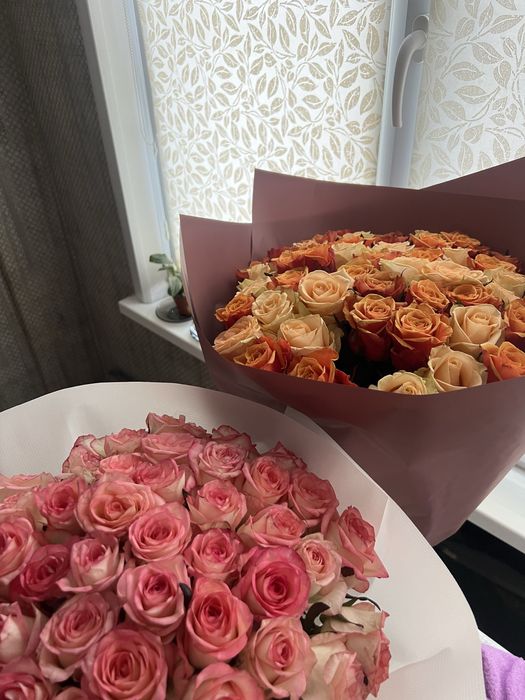 Два больших букета по 51 розе за 35тыс