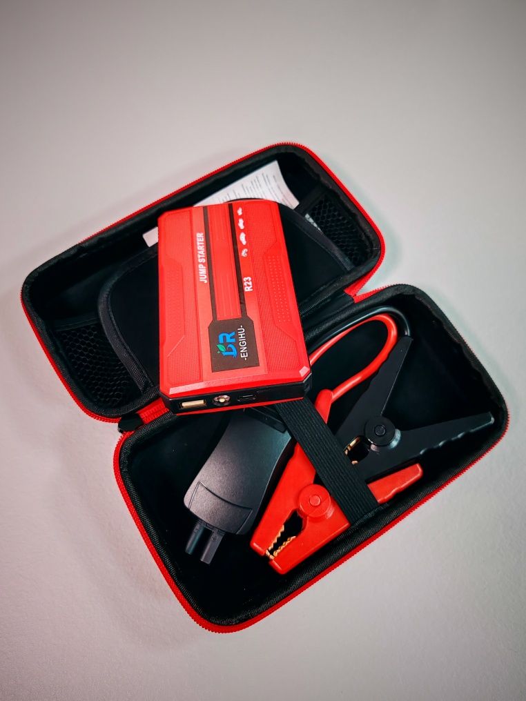 Robot pornire masina,  jump starter, pornire baterie descarcata