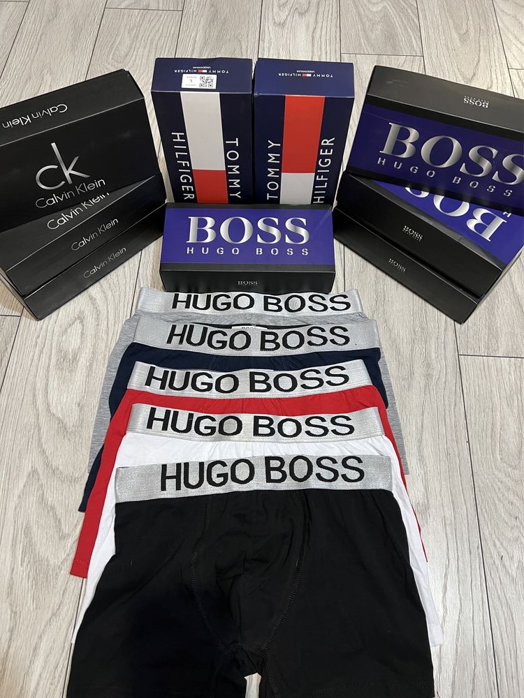 Set 5 boxeri Hugo Boss 95% bumbac **calitate PREMIUM