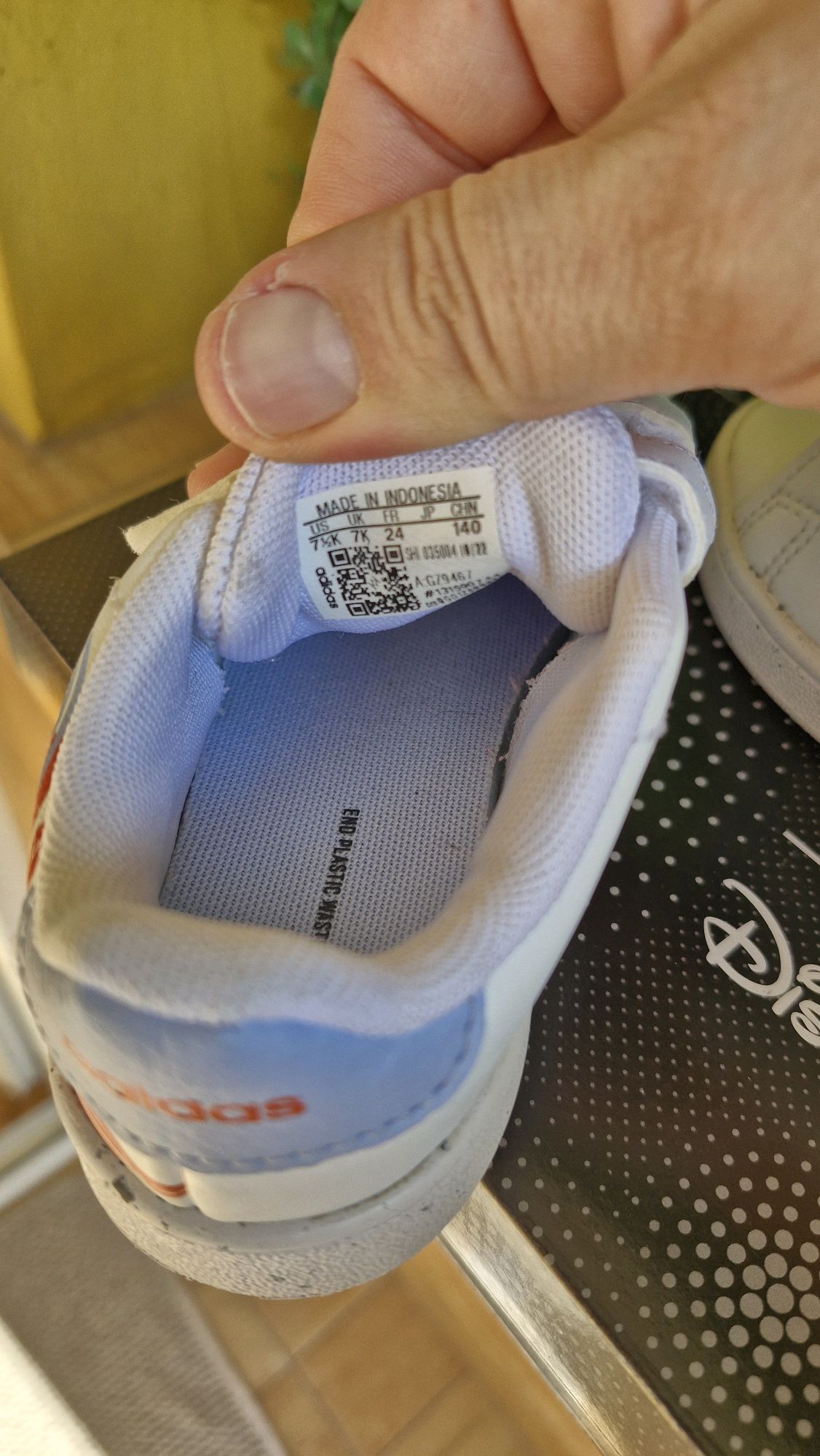 Adidas Moana Ваяна бели маратонки за момиче