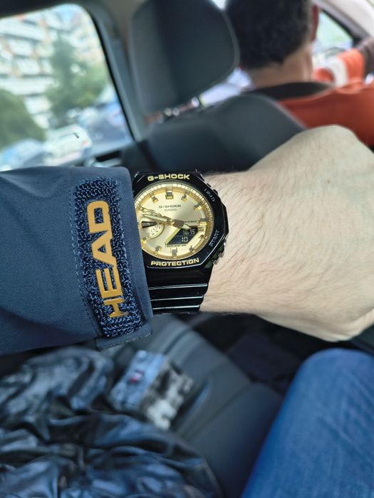 5Casio G-Shock GA-2100GB-1AER; ORIGINAL, factura garanție 2 ani