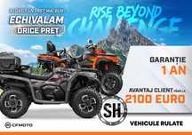 ATV,Motociclete,Scutere Rulate in rate/leasing (CFMOTO,Can-am,Linhai)
