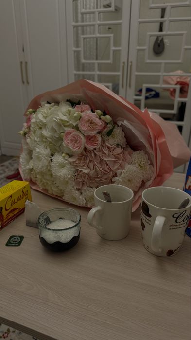 Цветы микс букет