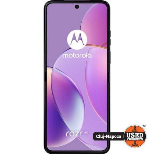 Motorola Razr 40, 256 Gb, Dual Sim, Summer Lilac | UsedProducts.ro