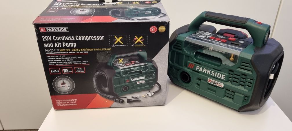 Vând compresor parkside 20v