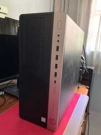Desktop Pc HP EliteDesk 800 G4 Tower , i7 8700, 16 gb ,type c