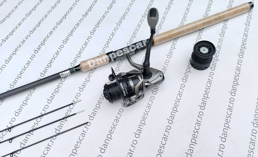 SET FEEDER Lanseta Harrier Tele Ultra SLIM 3m Mulinetă PRO FL LA4000