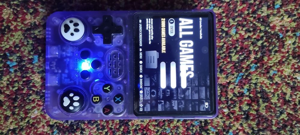 Consolă portabilă R36S + carcasă rezistentă