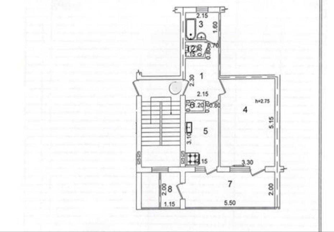 Ц-6 Кирпичный 1в2/4/4 77-Серия Балкон 2/6 45м2