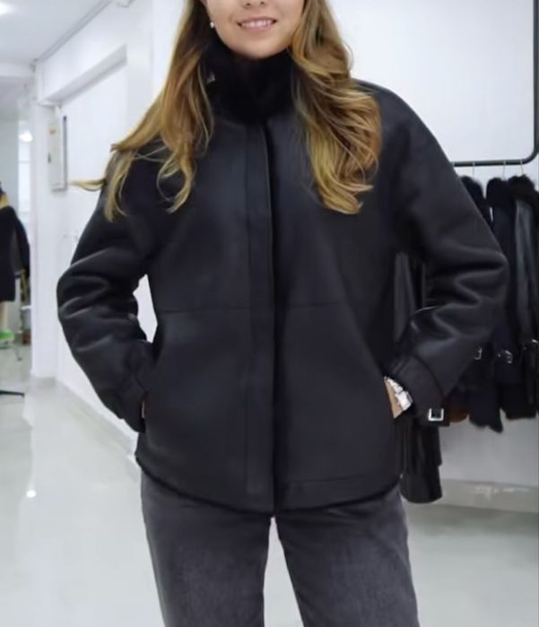 Дубленка двусторонняя из меха меринос