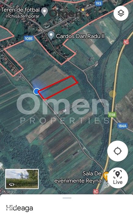 Teren arabil , in Hideaga , posibilitate de achizitie in rate