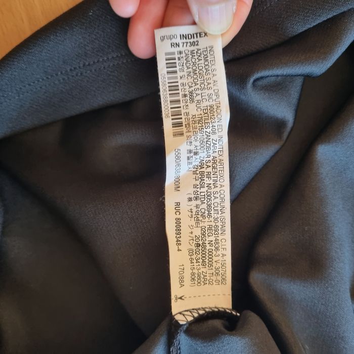 Черна рокля  Zara