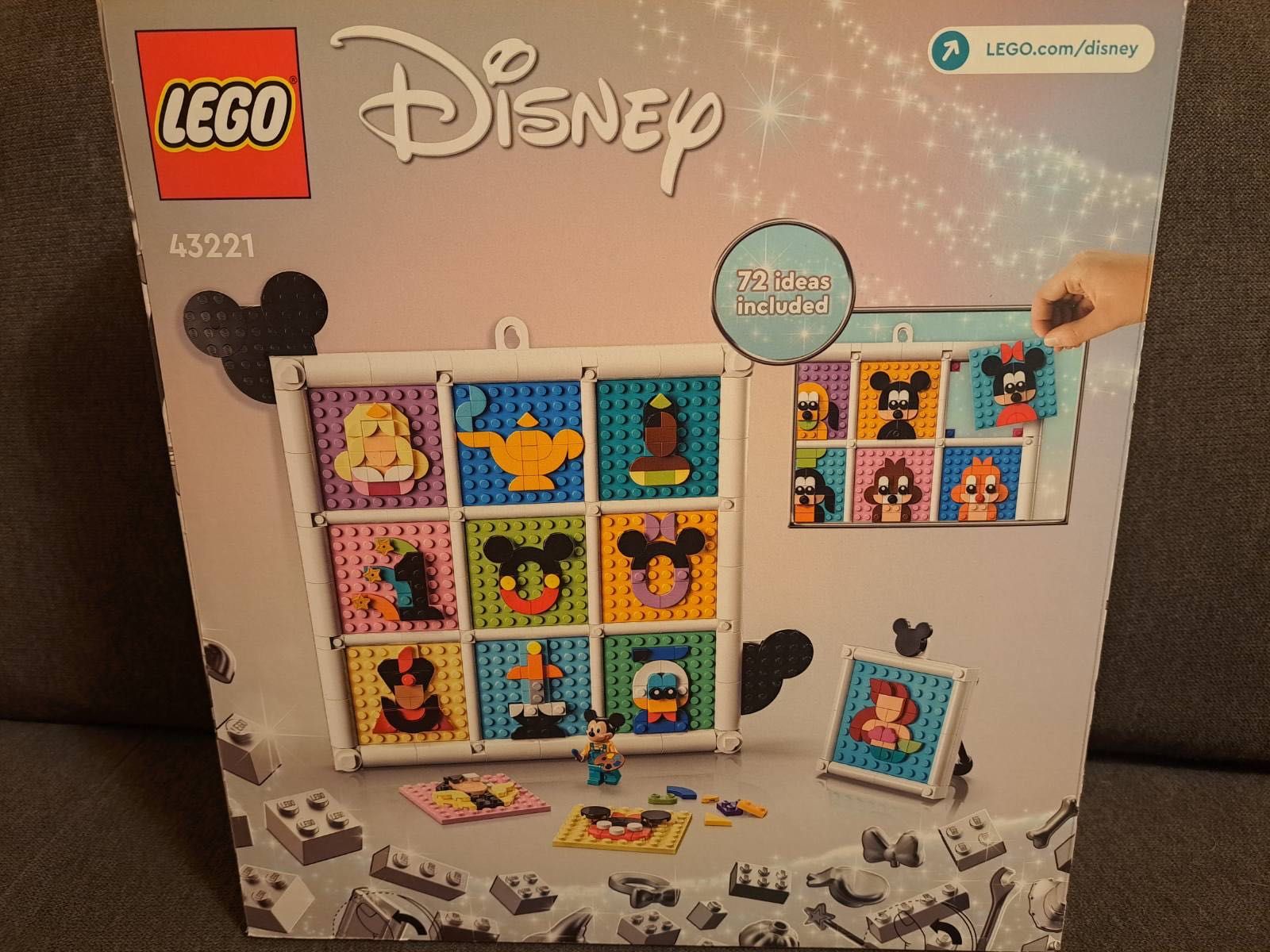 Lego Disney 43221-100г.анимационни легенди в рамка