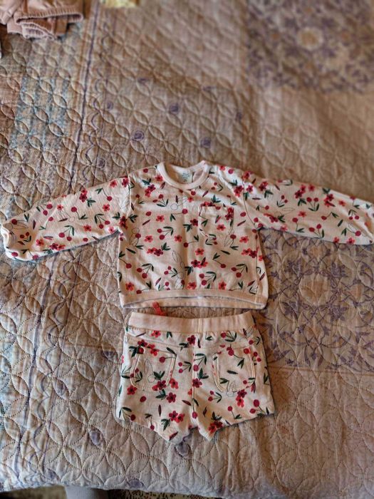 Boboli детски комплект блуза и панталонки