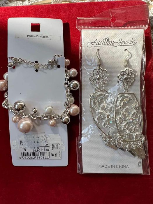 Бижута-обеци, гривни, брошки,синджири