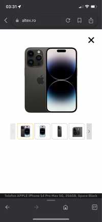 Iphone 14 pro max 128 gb graphite black