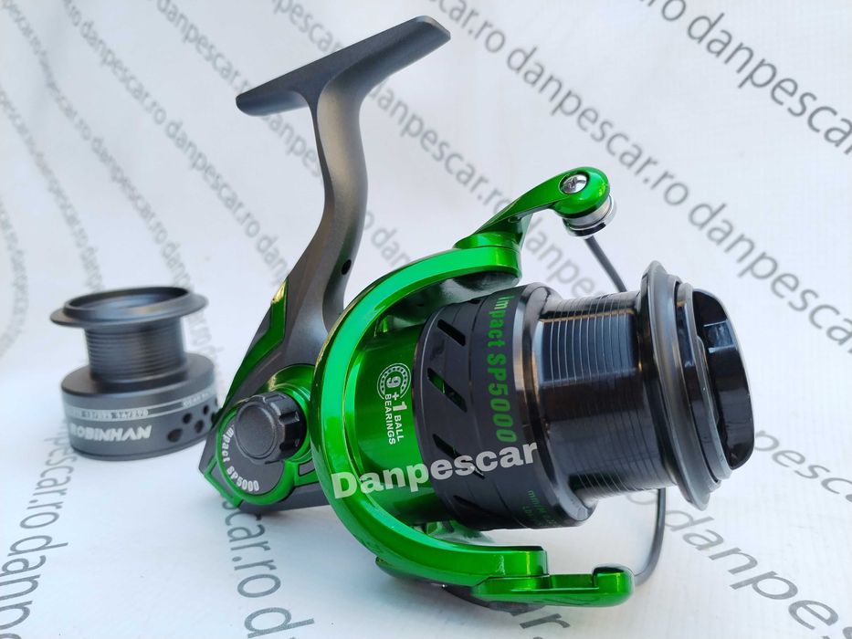 SET 4 Mulinete Feeder Robinhan IMPACT SP5000 tambur long cast 10rulmen
