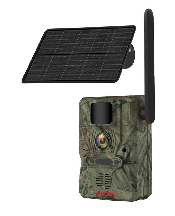 Camera de Vanatoare cu Panou Solar Sim 4G Visoli® H50 Modul GPS