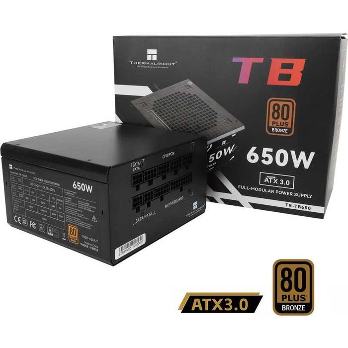 Sursa Thermalright TB-650 80+ 650W Full Modulara Nou Sigilata Garantie