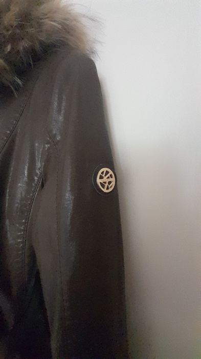 Палто Kensol еко кожа