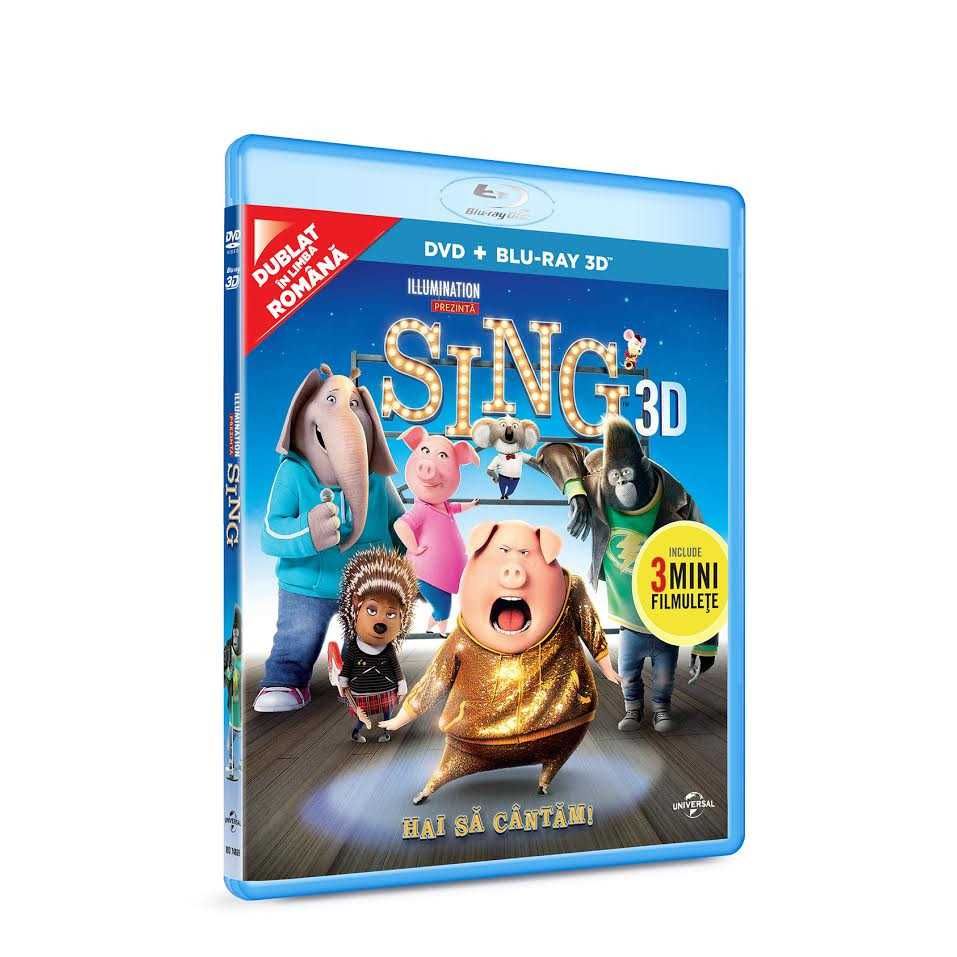 SING-BD 3D+DVD-original roman+dublaj romana