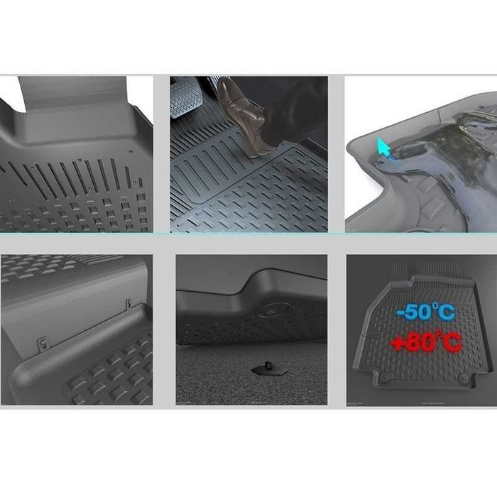 Гумени стелки 4.5D SAHLER ЛУКС СЕРИЯ за TOYOTA RAV 4 2018+/ Тойота Рав