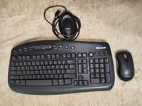 Microsoft Wireless Multimedia Keyboard 1.1, Optical Mouse, USB