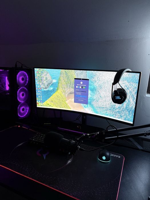 Vand Sistem Full Gaming rtx 4070 (monitor 34inch, casti gaming etc)