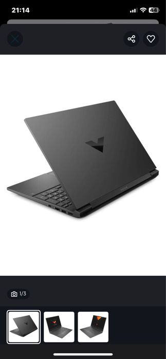 Продаю ноутбук Hp Victus gaming a15, состояние новое