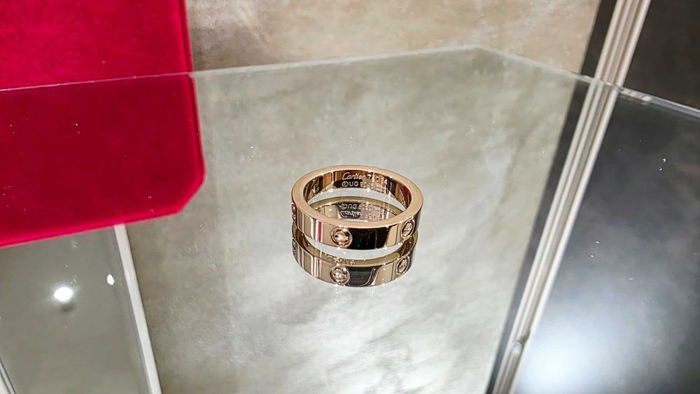 CARTIER Love Band Rose Gold Пръстен