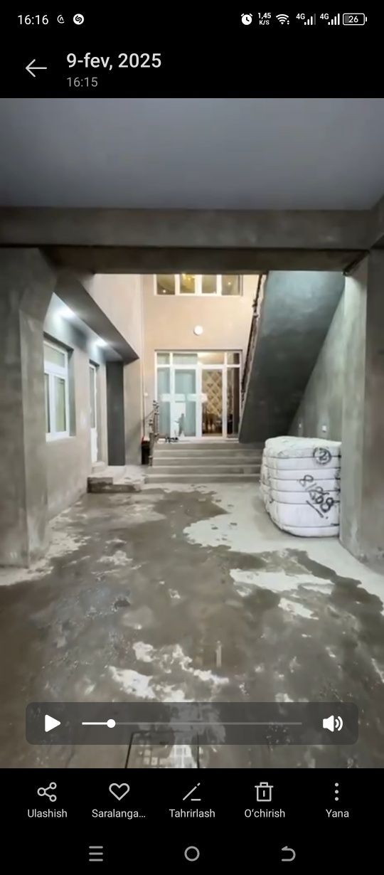 1.4 sotihli 90% bitkan hovli narxi 123000$