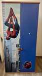Dulap copii Spider-Man cu rafturi și bară pentru umerașe