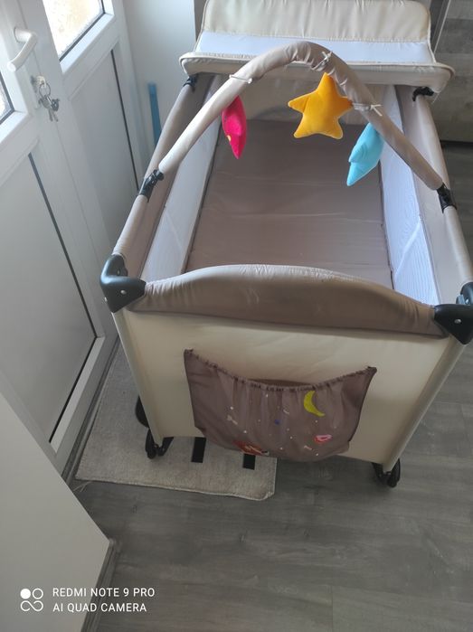 Pătuț bebe pliabil