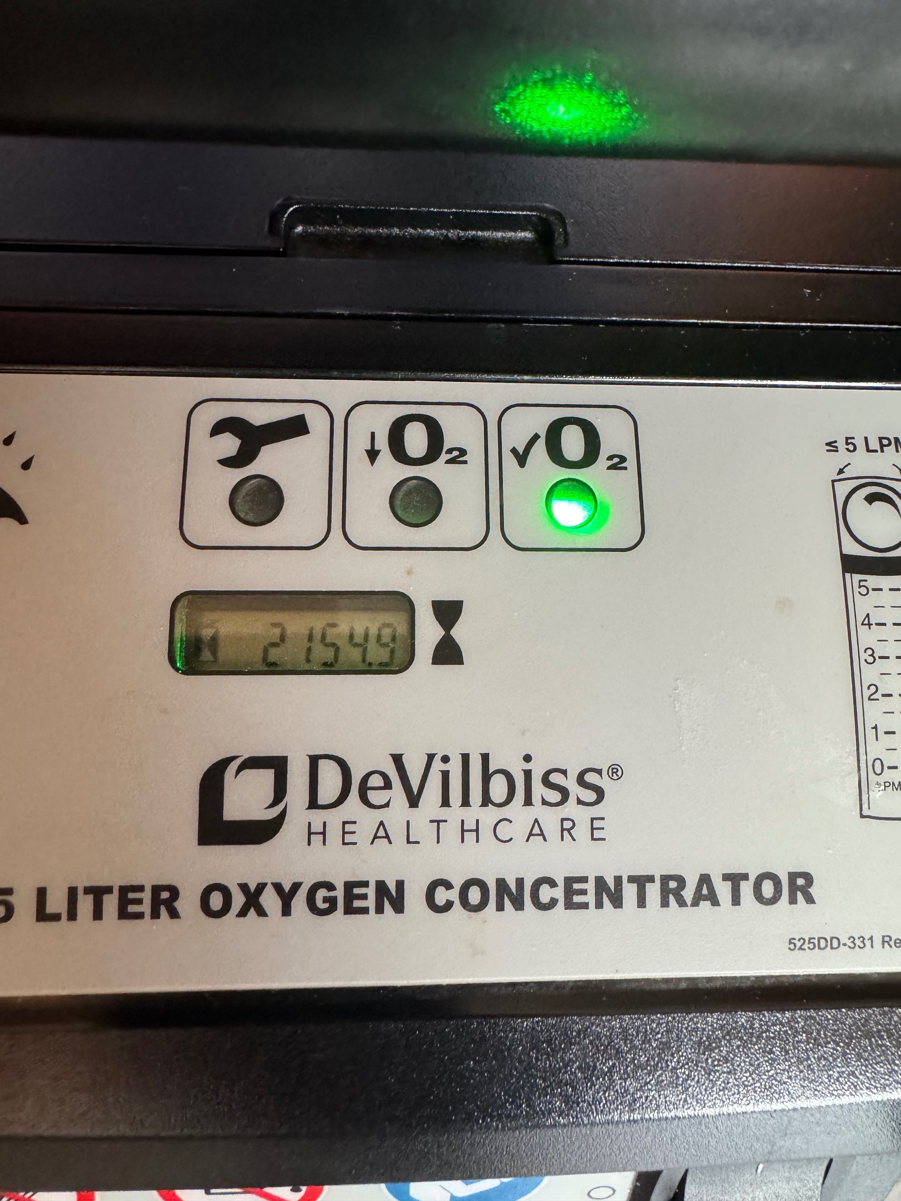 Американски Кислороден концентратор DeVilbiss 5L +подарък консувативи