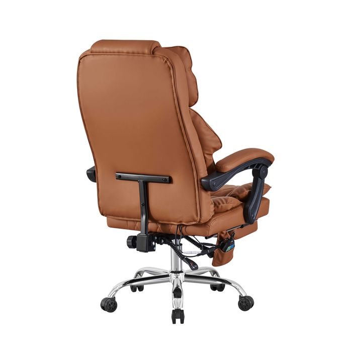 Scaun birou profesional Visoli, functie masaj, cu suport picioare