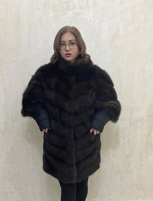 Шикарная шуба из куницы для состоятельных