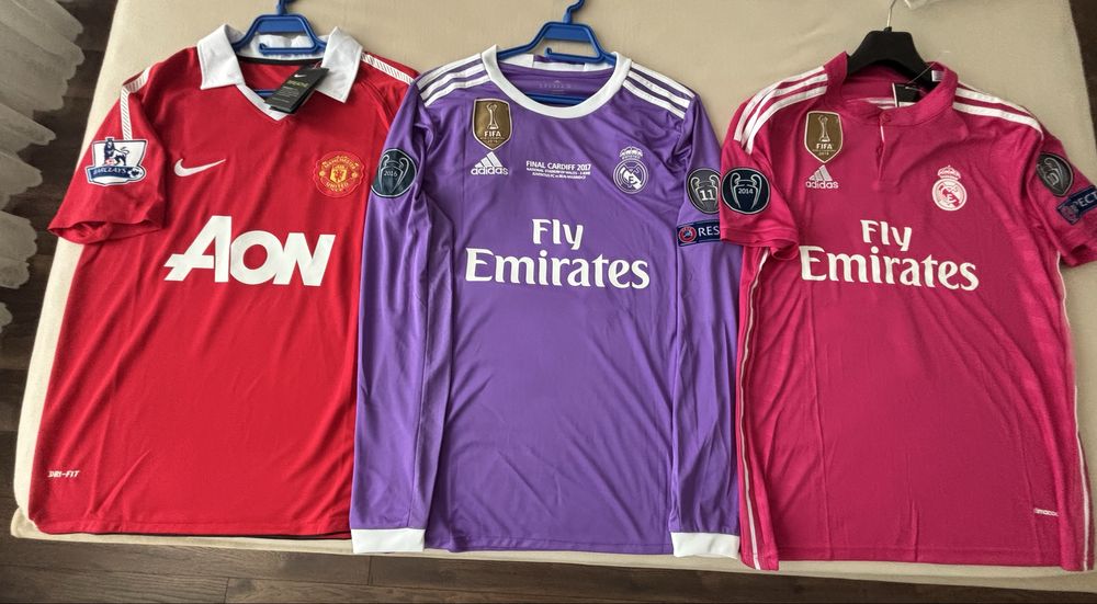 Футболни екипи (ретро) / Real Madrid / Manchester United / Liverpool +