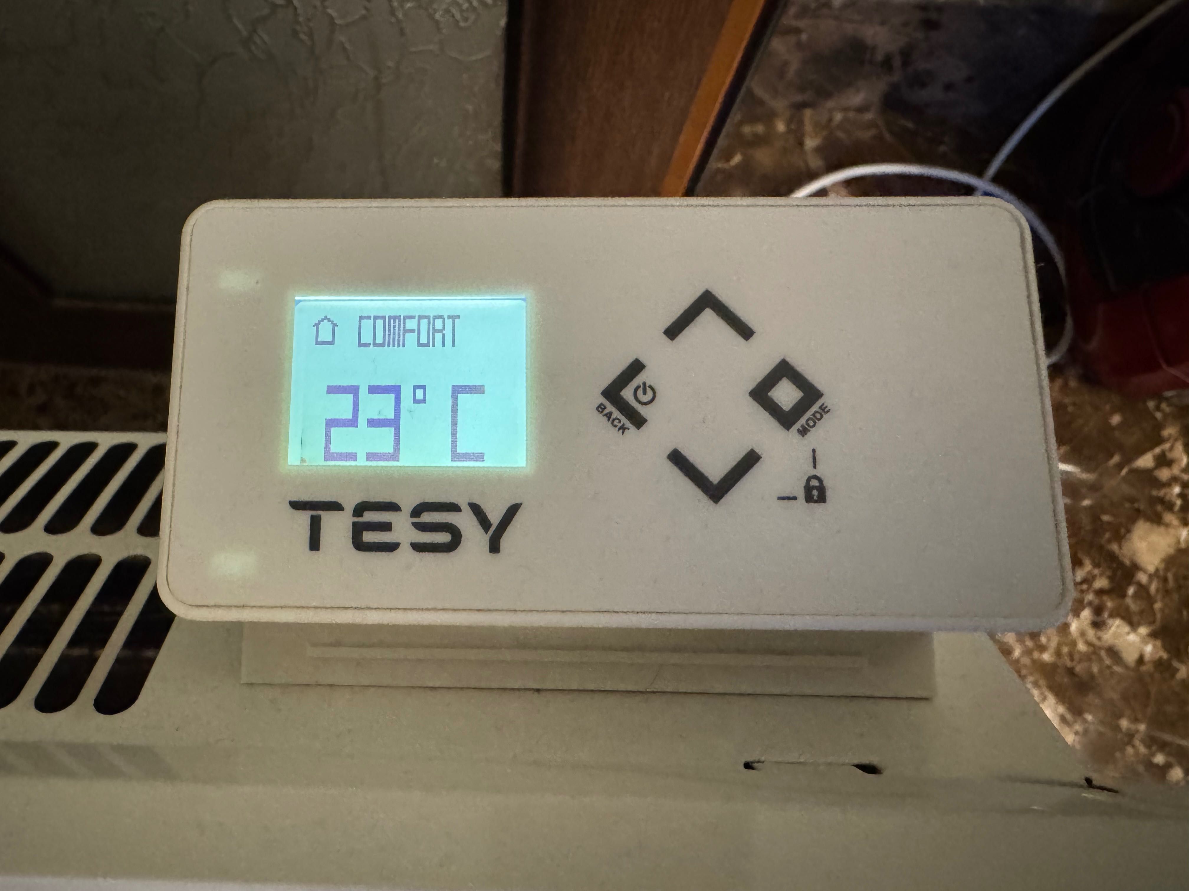 Конвектор TESY FloorEco Cloud, 2000W, Wi-Fi, myTesy приложение