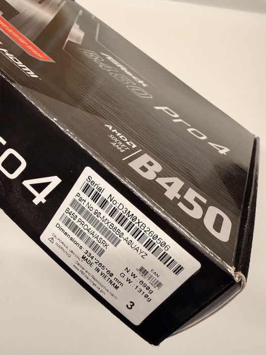 Placa Baza Asrock B450 Pro4 + Procesor Ryzen 7 5700X3D sau 5800X3D