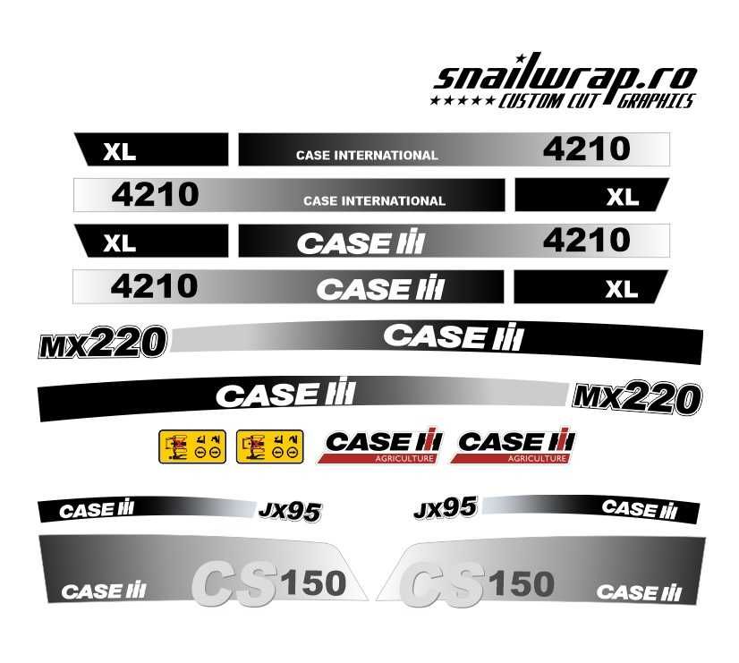 Stickere autocolante / dungi CASE 4210, 4230, 5140, 7210, 7230, mx110