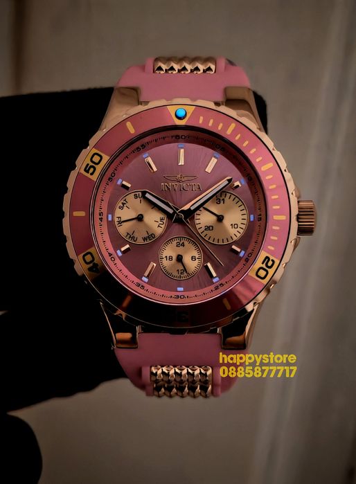 INVICTA Pink Lady 38 mm, Инвикта нов дамски часовник