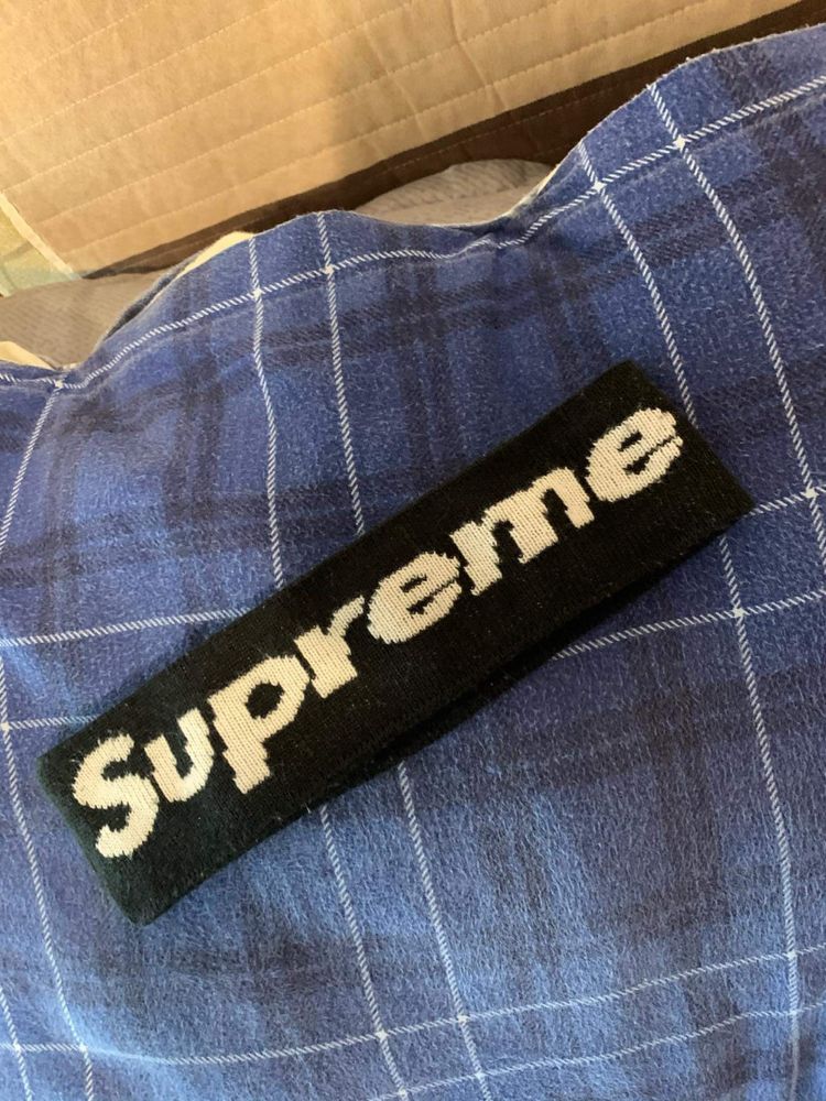 Supreme New Era Headband Black