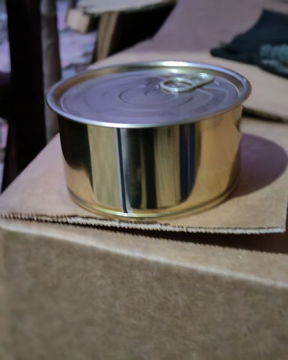 Жестянная банка с крышка 8 353 гр 99 мм крышка опен Россия завод