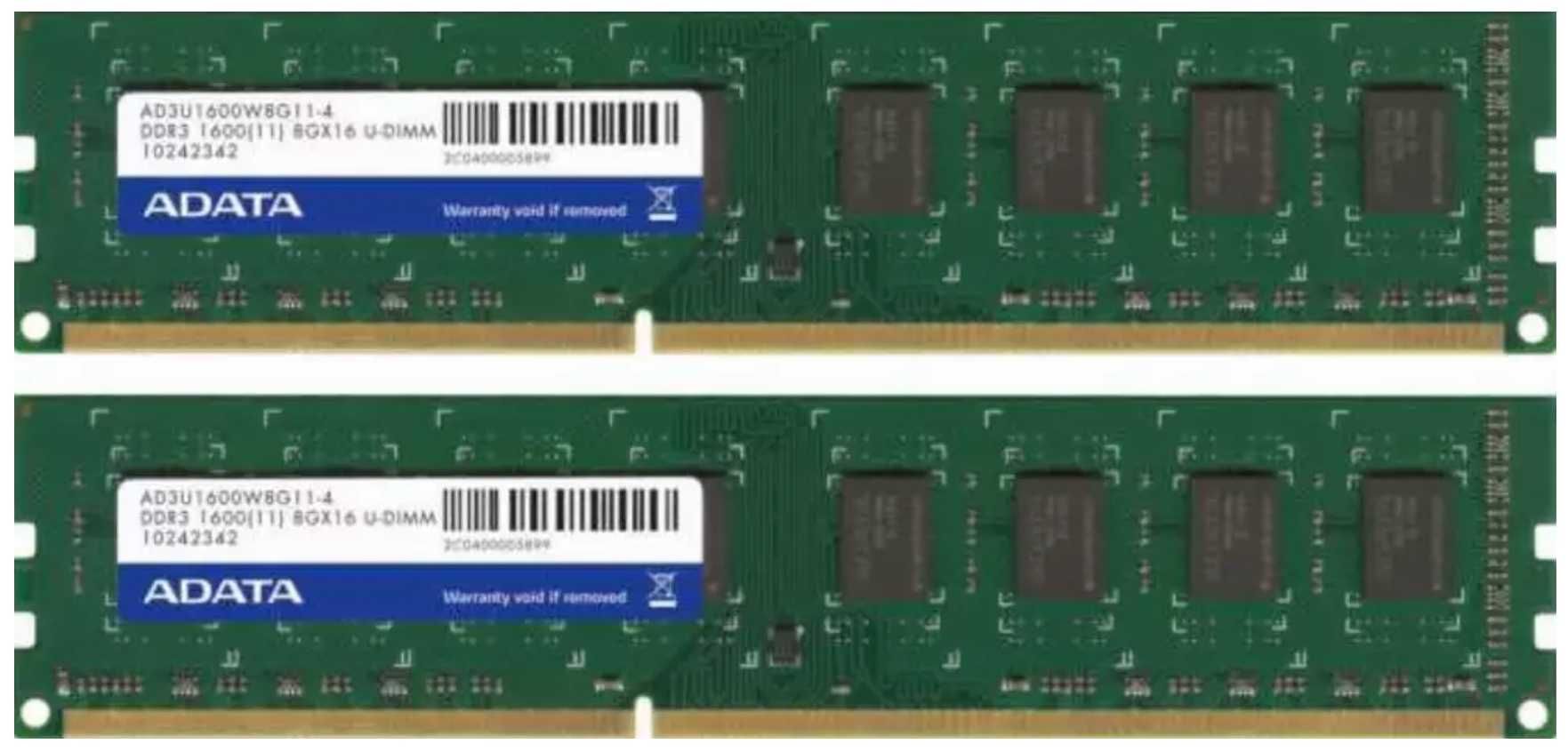 RAM 16GB 2x8gb ADATA 1600Mhz DDR3