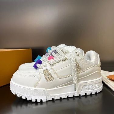 Adidasi Louis Vuitton Maxi Sneaker trainer full white
