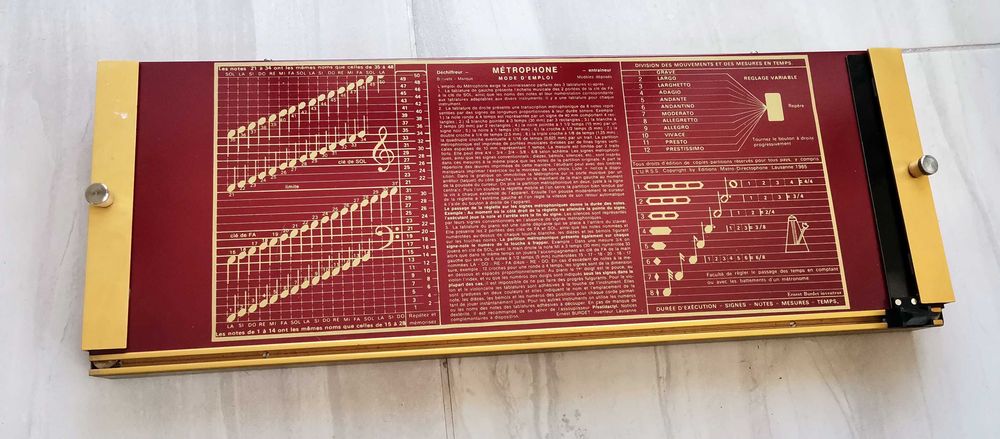 Métrophone Directophone School MDS 1965 aparat muzical rar colectie