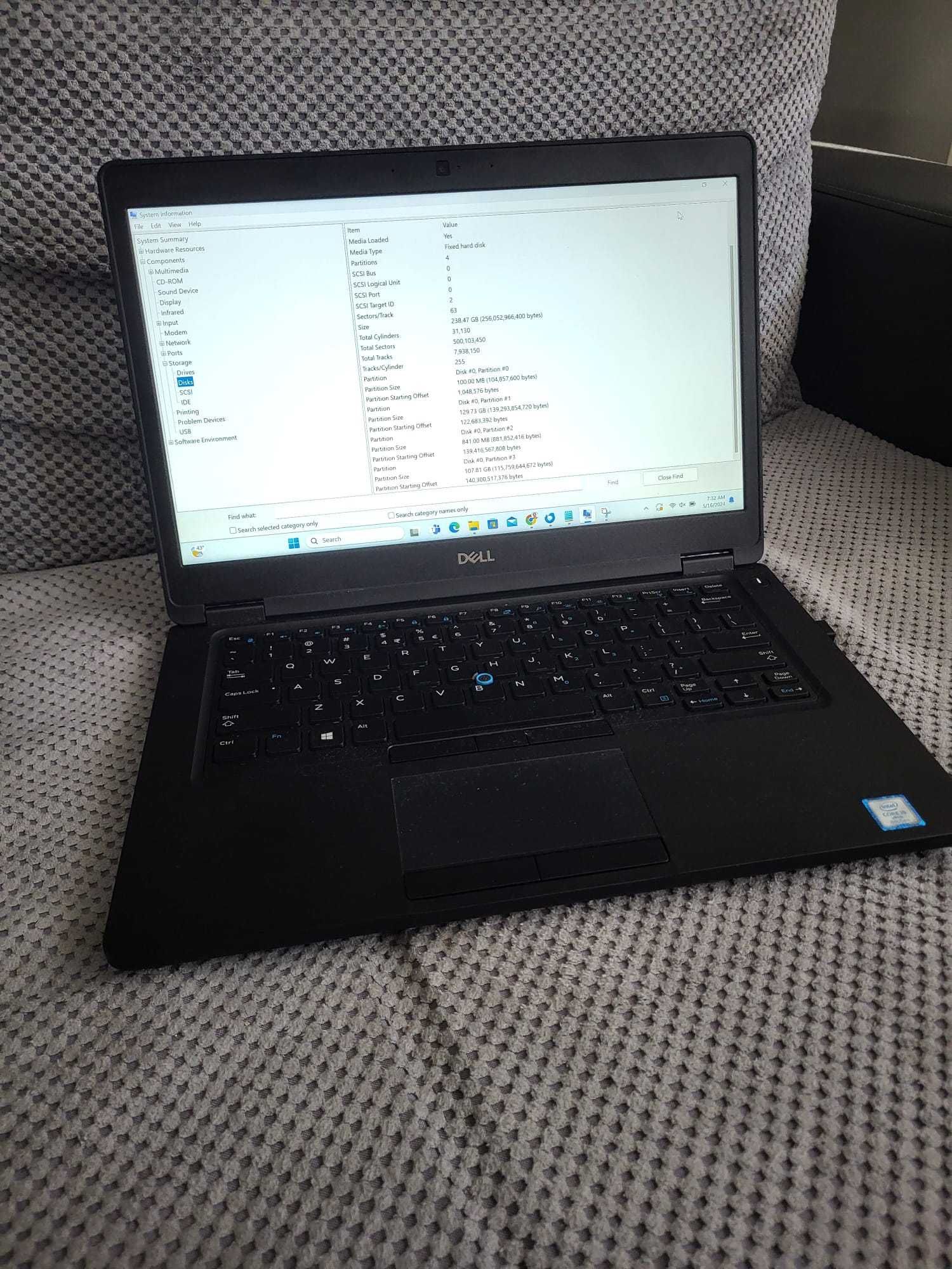 Laptop DELL 5490 I5 8350U