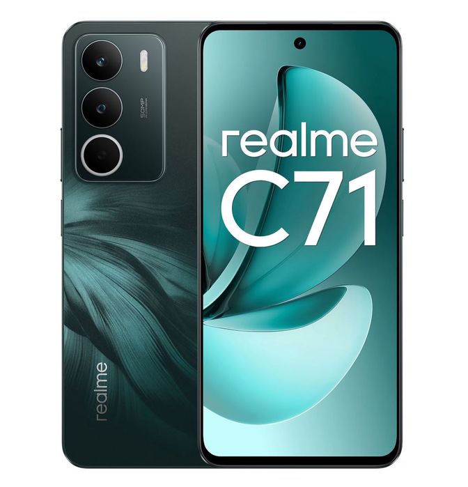 Мобилен телефон Realme C71, 8GB RAM, 256GB