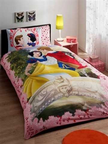 Lenjerie de pat copii bumbac TAC Disney – Snow White Love
