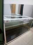 Acvariu mare cu sticla groasa 112L